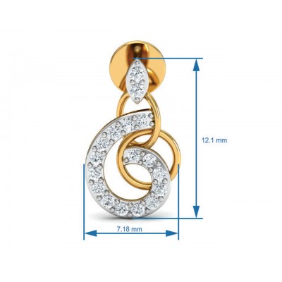 Chakrika Diamond Eartops